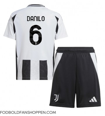 Juventus Danilo Luiz #6 Hjemmebanetrøje Børn 2024-25 Kortærmet (+ Korte bukser)